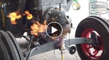 Starts With FIRE! - 1929 Lanz Bulldog 2 Stroke Diesel 