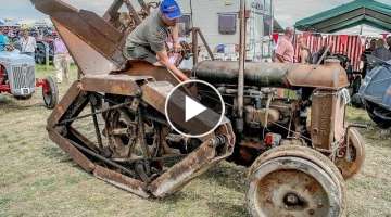 The weirdest looking tractors with tracks // how could this work? // rotaped tracks