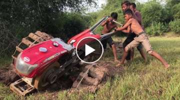 #13-Tractor Plow Field Sand Stuck