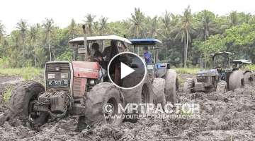 Tractors Stuck In Mud Crazy Recovery 