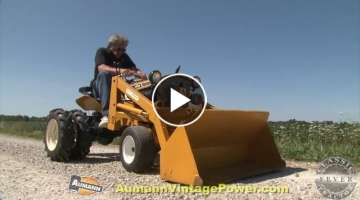 Small But Powerful! 1966 Allis-Chalmers B-12 Tractor with L-12 Loader Classic Garden Tractor Fev...