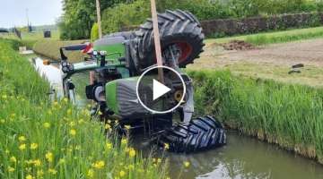 If It Hadn't Been Filmed, No One Would Have Believed It! Tractors In Dangerous Conditions Acciden...