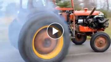 tractor con motor volvo
