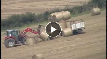 When Stacking Bales Goes Wrong