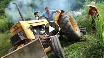 Tractor crash compilation 