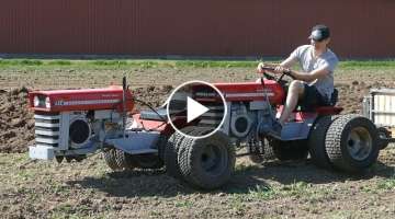 Massey Ferguson 12 Tandem Lawn Mower Tractor out in the field during show day | DK Agriculture