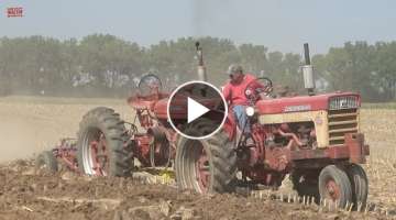 TANDEM Tractors Plowing