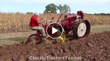 Moline Universal Model D Plowing at Geneseo, Illinois - Antique Engine & Tractor Association Show