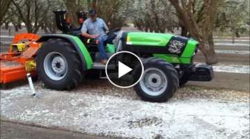 Deutz-Fahr 420 TB Orchard Tractor with Northwest Tiller