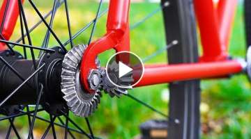 Insane Chainless Bicycle Prototype