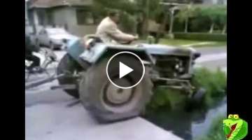 Amazing on Tractors! Crashes!