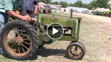 1936 JOHN DEERE MODEL A Half Scale at Midwest Old Threshers Reunion