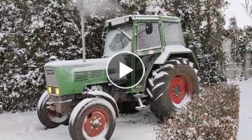 COLDSTART -10°C Fendt Farmer 105 LS Turbomatik OPEN PIPE SOUND