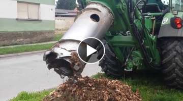 Stumps VS Amazing machine tree stump removal attachments tractor