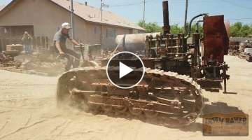 CHECK OUT This Holt 45 Crawler Pulling Another That Had Not Moved In Years - Irvin Baker Collecti...