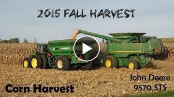 Corn Harvest: John Deere 9570 STS Combine