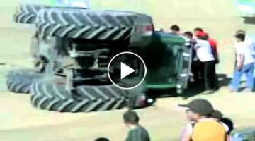 Fendt stunt tractor fail