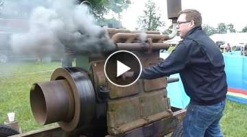 ANCIENT OLD ENGINES Starting Up And Running Videos Compilation